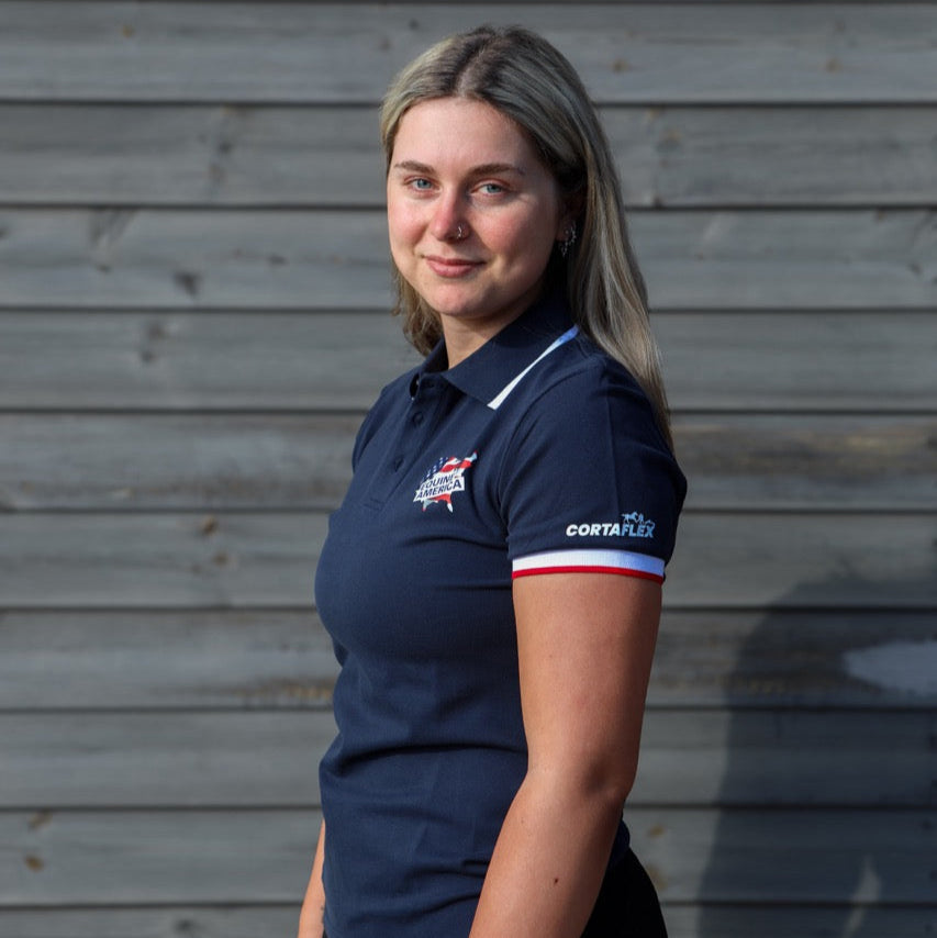 Equine America Blue Polo