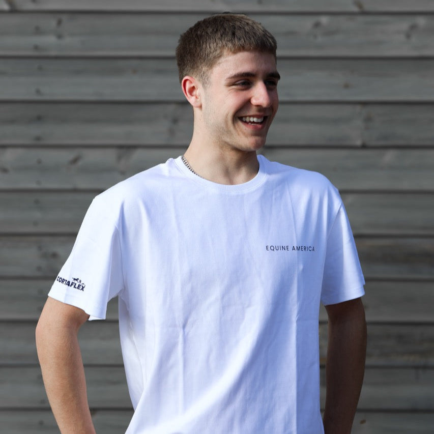 White Equine America T-shirt